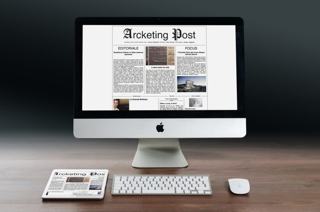 Arcketing Post web site