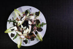 Food Photography - Carpaccio with black truffles